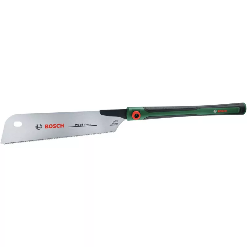 Japoniškas pjūklas Kataba 270 mm (žalias/juodas, medienai ir plastikui, 17 TPI)