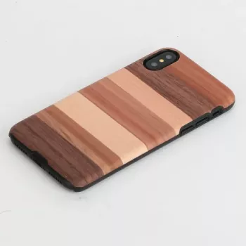 man and wood išmaniojo telefono dėklas, skirtas iPhone X/XS — juodas apsauginis dangtelis