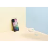 Apsauginis telefono dėklas iKins, skirtas Apple iPhone 12 mini — vandens gėlių dizainas, juodas