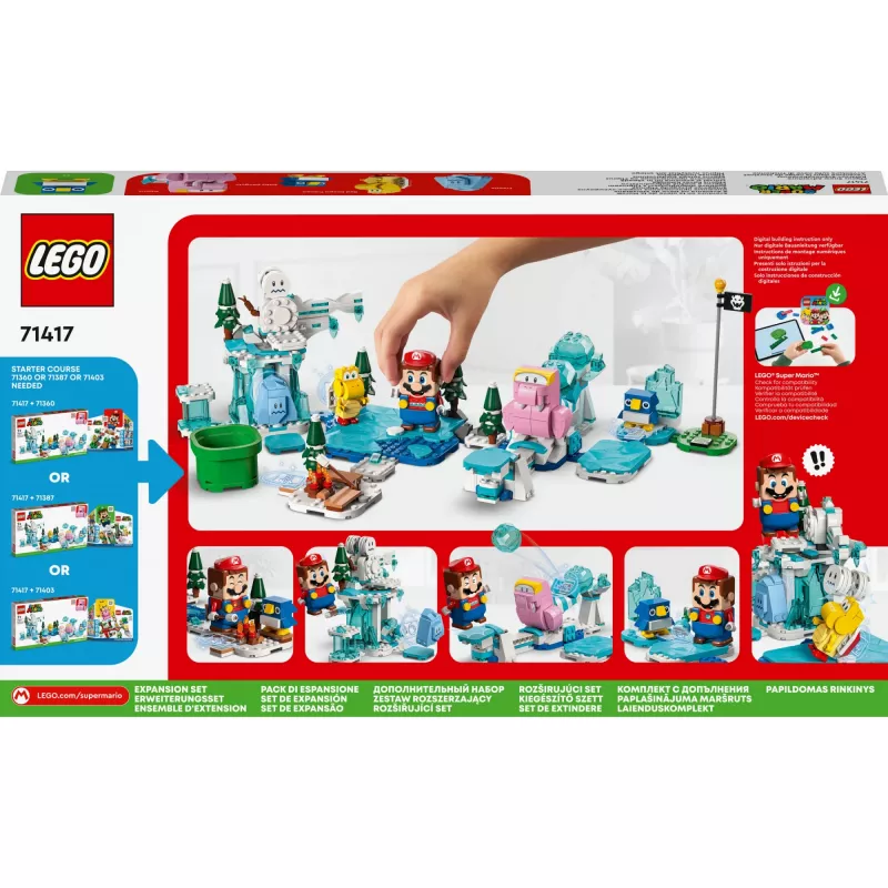 LEGO SUPER MARIO 71417 praplėtimo rinkinys – Fliprus sniego nuotykis