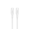 CANYON laidas CC60SC10 C-C 60W 1m silikoninis baltas
