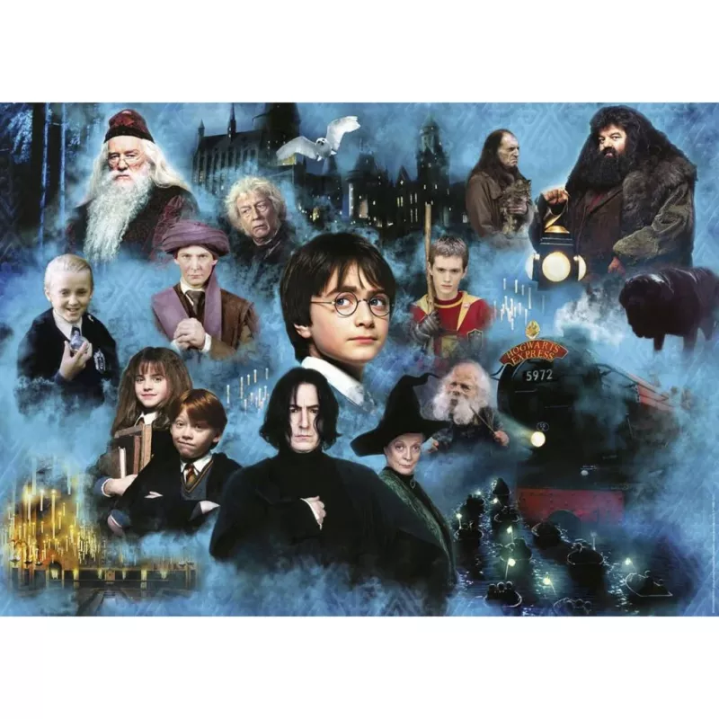 1000 dalių dėlionė Ravensburger „Hario Poterio magiškas pasaulis“ – 1000 dalių, standartinės dėlionės dydis