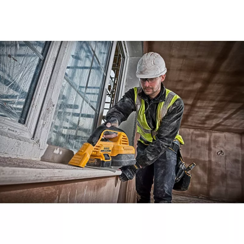 DEWALT DCV517N-XJ - šlapiam ir sausam - 954 l/min - juoda - geltona - 1,9 l - 18 V - ličio jonų (Li-Ion)