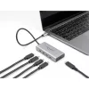 DeLOCK USB šakotuvas 10 Gbps Type-C 4 prievadai PD 85W 30cm laidas