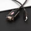 UNITEK Y-105 serial kabelis Juoda 1.5 m USB Typee-A DB-9