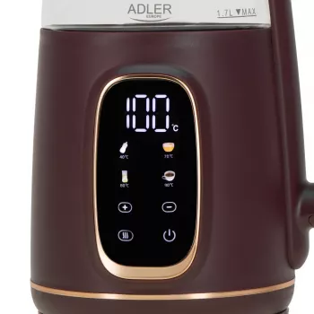 ADLER AD 1305 bordo spalvos elektrinis virdulys