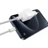 Baseus P10110902213-01 USB-C GaN5 mini 30W tinklo įkroviklis Balta