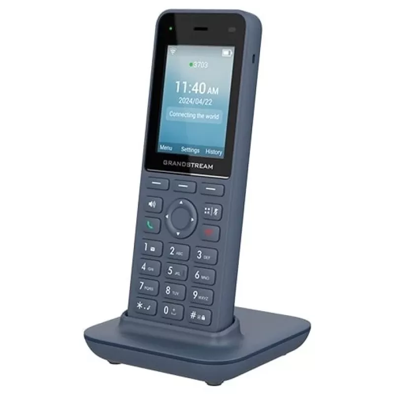 Grandstream Networks WP8256 IP telefonas antracito spalvos 3 linijos LCD Wi-Fi