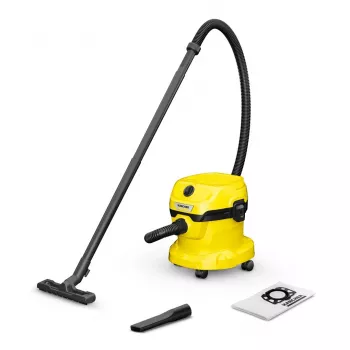 Kärcher WD 2 Plus V-12/4/18 12 l talpos būgninis dulkių siurblys, sausam ir šlapiam valymui, 1000 W, dulkių maišelis