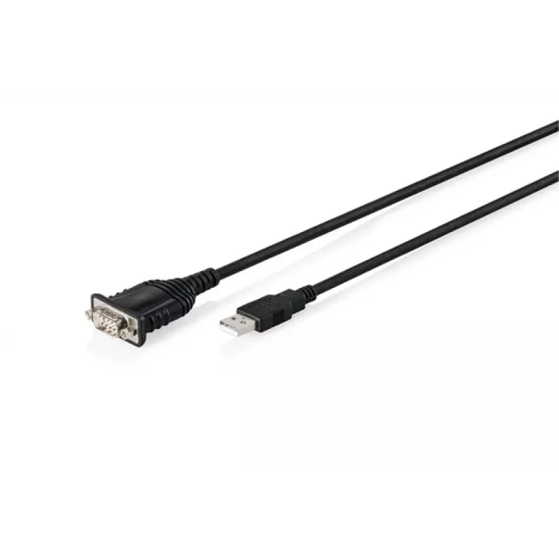 USB 2.0 – RS232 adapterio kabelis DIGITUS DA-70172, 1,8 m, FTDI FT232RNL lustų rinkinys, USB Type-A – DB9
