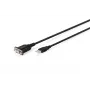 USB 2.0 – RS232 adapterio kabelis DIGITUS DA-70172, 1,8 m, FTDI FT232RNL lustų rinkinys, USB Type-A – DB9
