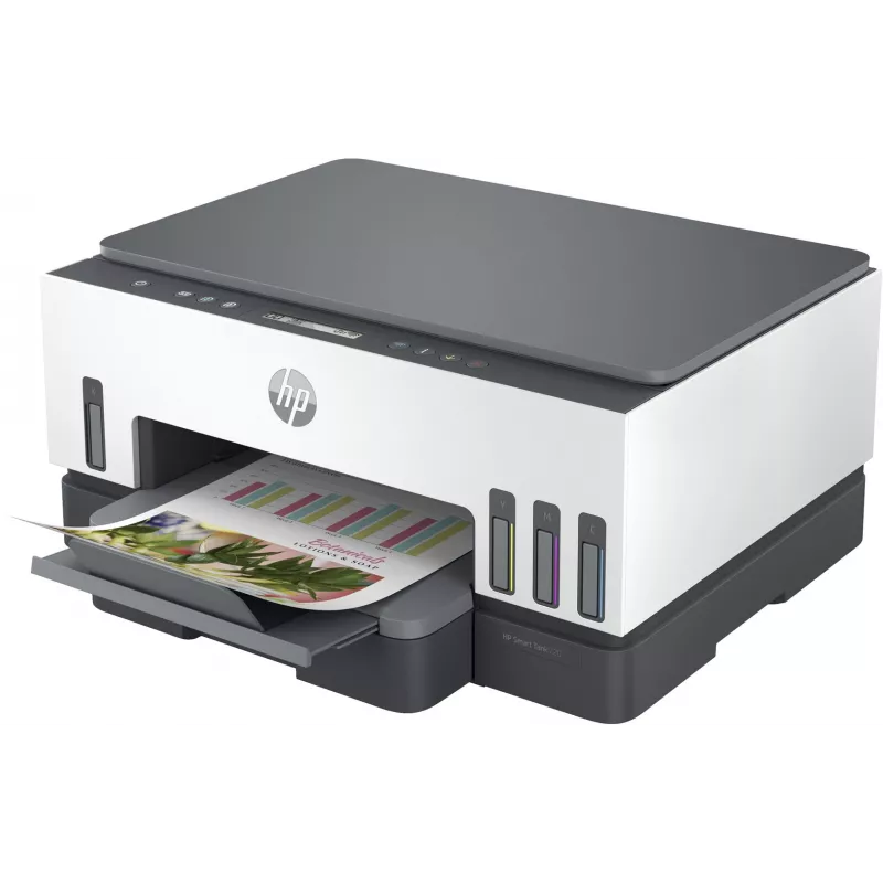 Daugiafunkcinis spausdintuvas HP Smart Tank 720 — terminis rašalinis, spalvotas, A4, Wi‑Fi, dvipusis, 4800x1200 dpi