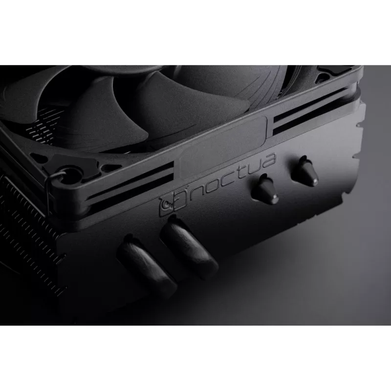 NOCTUA NH-L9x65 chromax.Juoda žemo profilio CPU aušintuvas