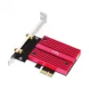 Vidinė WLAN Bluetooth tinklo plokštė Cudy WE9300S PCIe, Wi‑Fi 7 (802.11be) Tri‑band 2.4/5/6 GHz, 5765 Mbit/s, Bluetooth 5.4, išorinė 2x2 antena