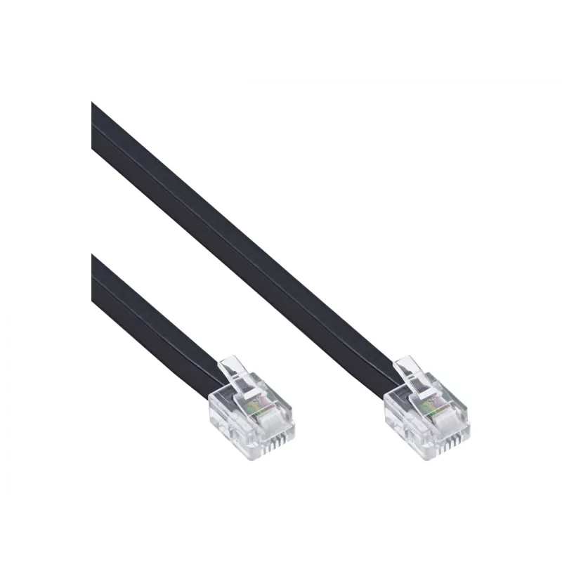 InLine modulinis laidas RJ12 kištukas / kištukas 6P6C 20m