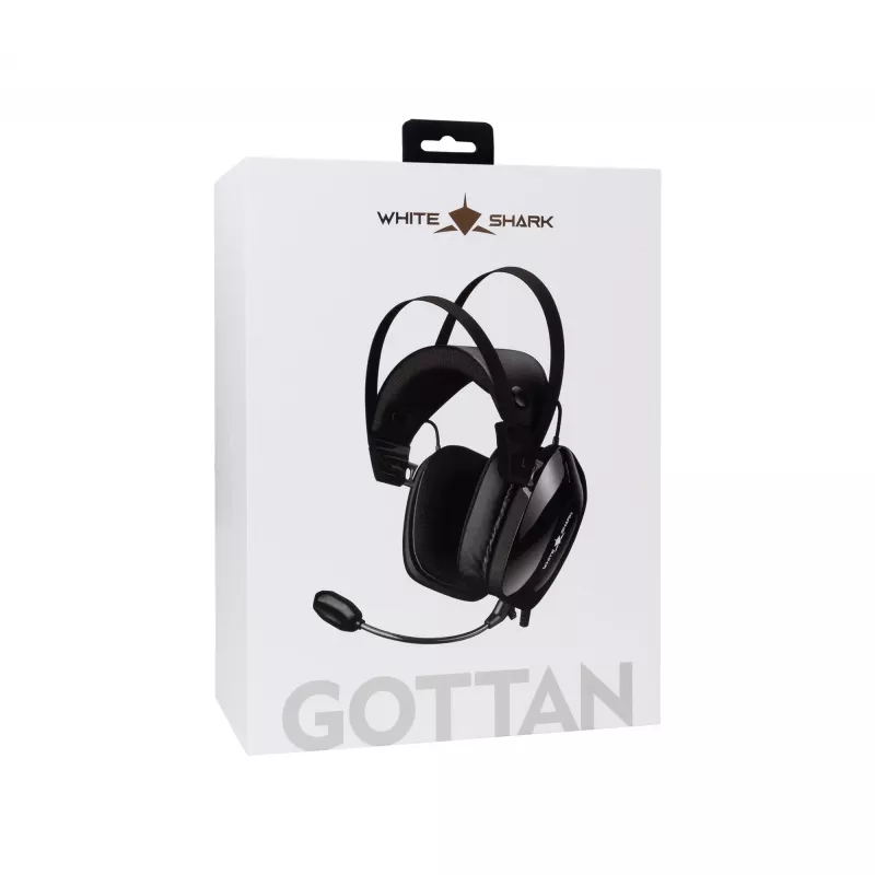 Ausinės White Shark GH-2446 Gottan juodos