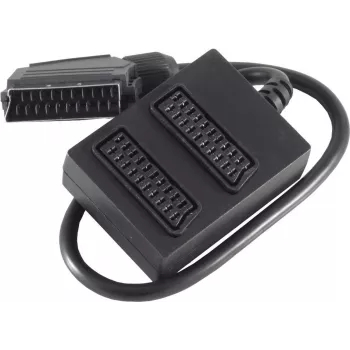 shiverpeaks BS94050 SCART kabelis, 0,5 m, SCART (21 kontaktų) – 2 x SCART (21 kontaktų), juodas (BS94050)