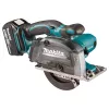 Makita DCS552RTJ nešiojamasis diskinis pjūklas 13,6 cm juodos, mėtinės spalvos 3600 aps./min.