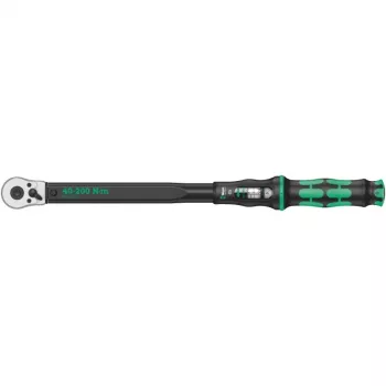 Wera Click-Torque C 3, 1/2 colio dinamometrinis veržliaraktis su reversiniu reketu, 40 Nm – 200 Nm