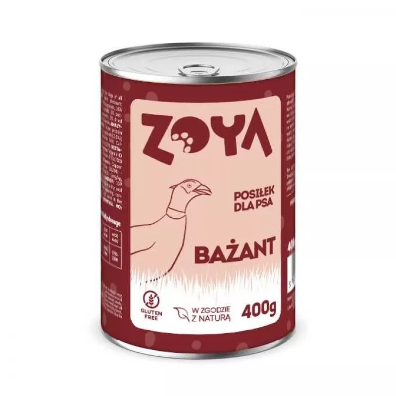 ZOYA Pheasant – šlapias šunų maistas 400g