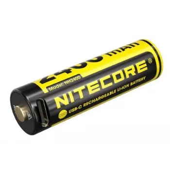 Įkraunamas ličio jonų AA 1,5 V baterijų rinkinys Nitecore NH2400 2400 mAh — 4 vnt. pakuotė