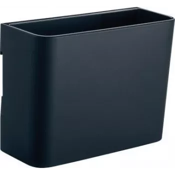 Rašiklių/pieštukų laikiklis Sigel GL802, plastikinis, antracito spalvos, 120×94×51 mm