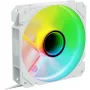 Korpuso ventiliatorius Sharkoon SHARK Mirror RGB PWM REVERSE 120 mm Baltas, 500–1500 RPM, 99.52 m³/h, FDB