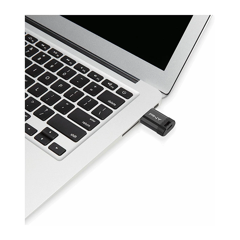 USB atmintinė PNY Elite-X 128 GB USB Type-C 3.2 Gen 1 (3.1 Gen 1) juoda