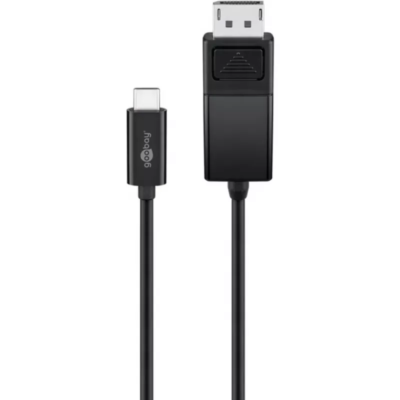 Goobay USB-C į DisplayPort. M/M. Juoda