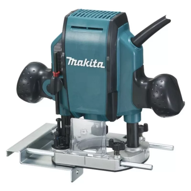 Makita RP0900 freza / apipjaustytuvas Juoda, Mėlyna 900 W