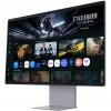 Samsung M90SF kompiuterio monitorius 81,3 cm (32 colių) 3840 x 2160 pikselių 4K Ultra HD OLED sidabrinis
