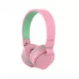 Ausinės Tellur Buddy Bluetooth ant ausies rožinės