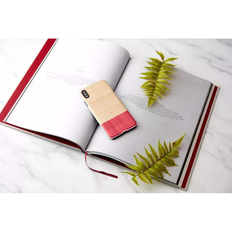 man and wood išmaniojo telefono dėklas, skirtas iPhone XS Max — baltas „miss match“