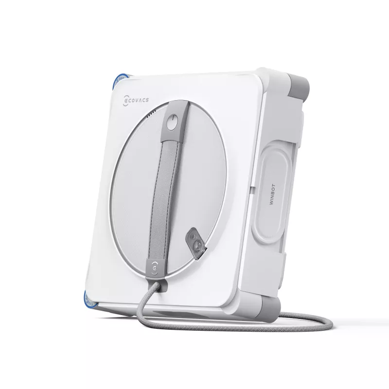 Langų valymo robotas Ecovacs WINBOT W2S laidinis 8000 Pa — automatizuotas stiklo valiklis plokštiems langams