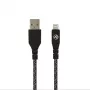 USB-to-Lightning duomenų laidas Tellur TLL155481 2.4A 1 m nailoninis juodas