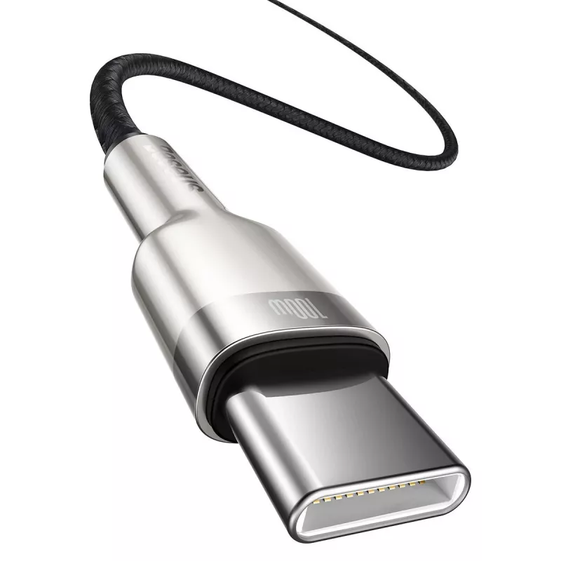 USB-C į USB-C kabelis Baseus CATJK-C01, USB 3.2 Gen 1, 1 m, juodas