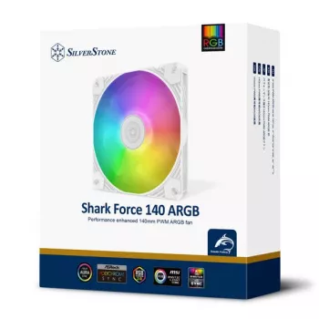 Aušinimo ventiliatorius SidabrinėSTONE SST-SF140W-ARGB 140 mm su ARGB apšvietimu