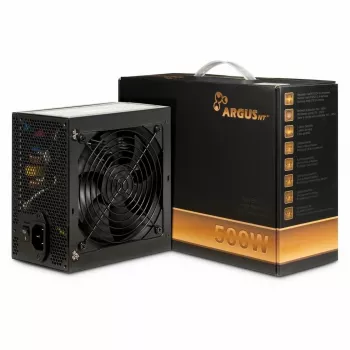Inter-Tech ArgusNT BPS-500 maitinimo blokas 500 W 20+4 pin ATX ATX juodas