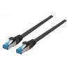 Tinklo kabelis EFB Elektronik K5525FSW.3 RJ-45 Cat6a 3 m Juodas