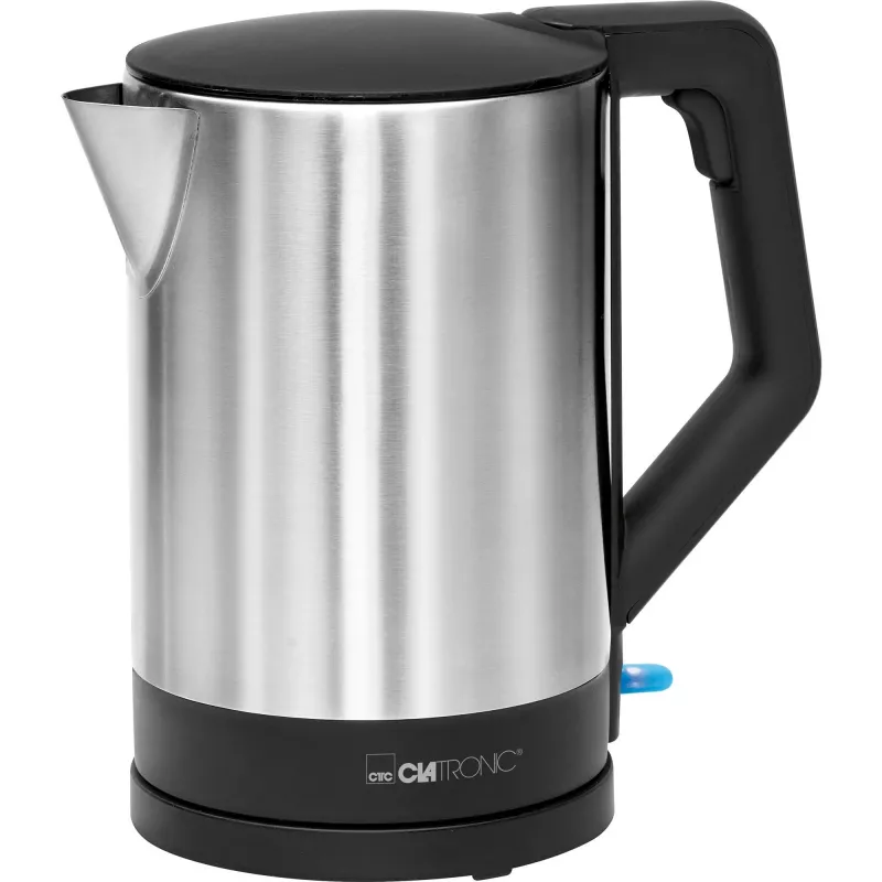Elektrinis virdulys Clatronic 1,5 L 2200 W juodas nerūdijantis plienas