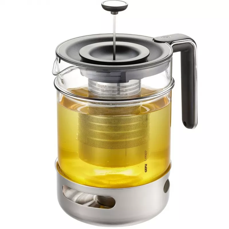 GEFU T-PREP arbatos virdulys su pašildymo padėklu 1.5 ltr