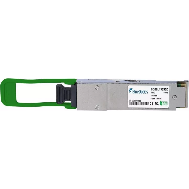 BlueOptics TRX-100G-DR1-03 QSFP28 siųstuvas-imtuvas 100GBASE-DR LC-Duplex 1310nm PAM4 500m DDM 0–70°C