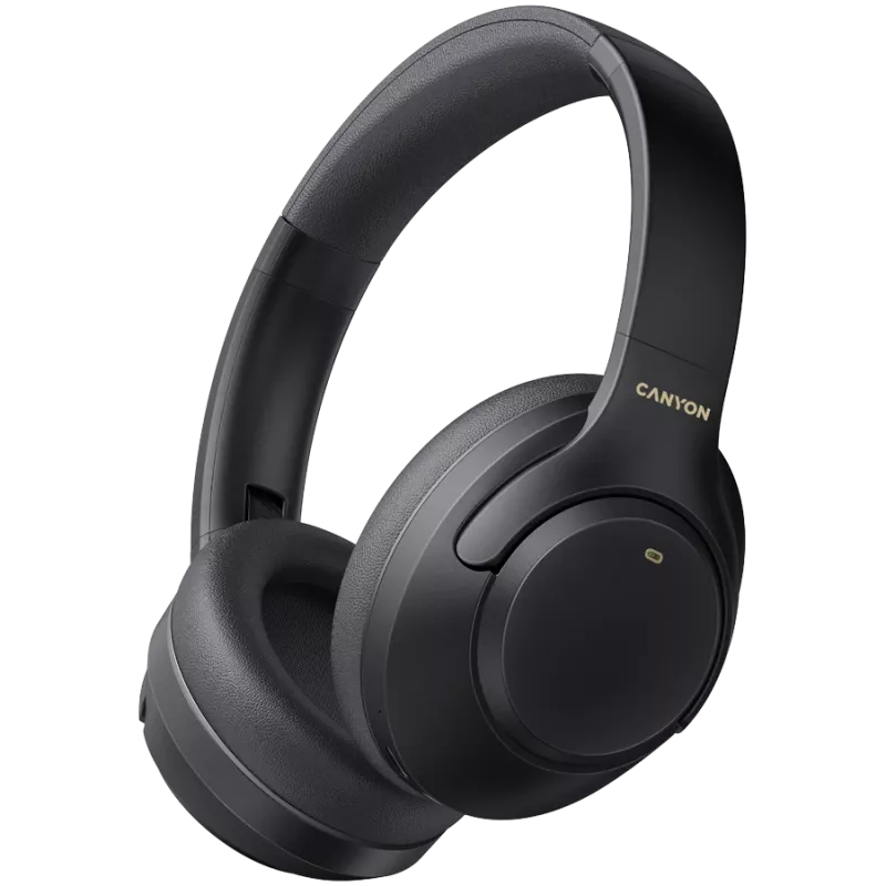 Belaidės ausinės CANYON OnRiff 6 su Bluetooth, ANC aktyviu triukšmo slopinimu, įmontuotu mikrofonu, ilga baterijos veikimo trukme, ergonomišku dizainu