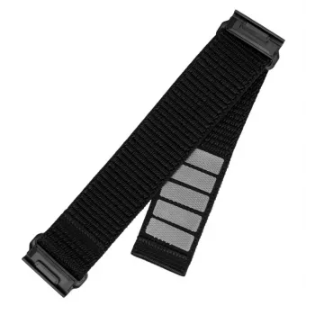 Pakeičiamas 26 mm QuickFit nailono laikrodžio dirželis FIXED, skirtas Garmin, juodas