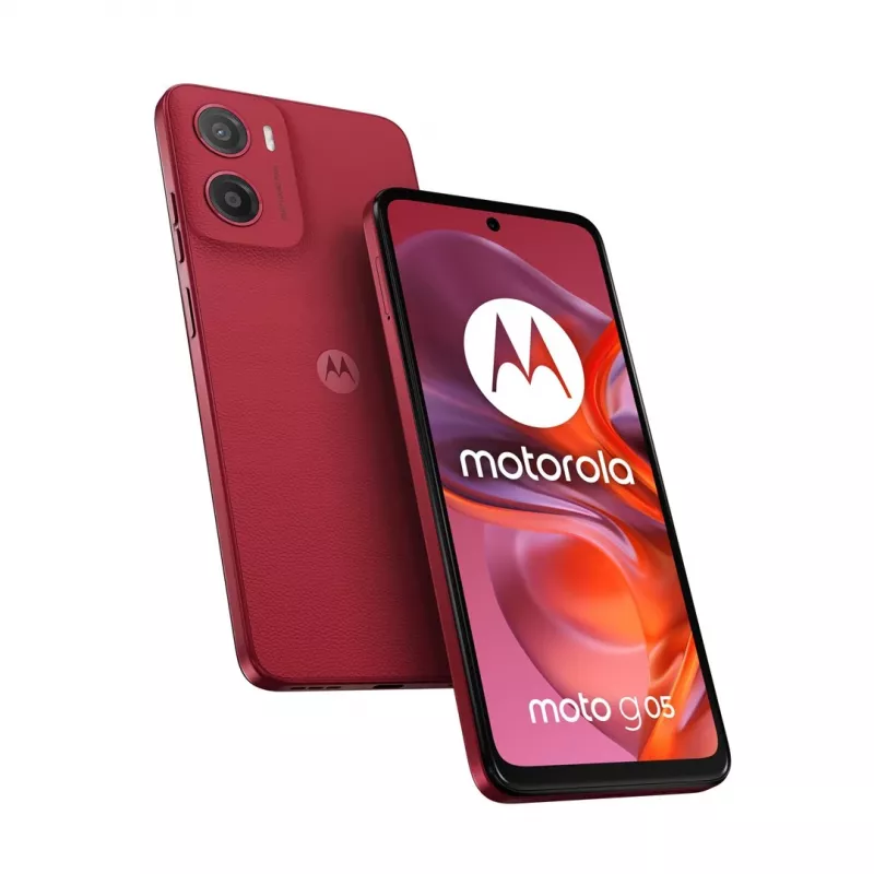 Motorola moto g05 16.9 cm (6.67 colio) Dual SIM Android 15 4G USB Type-C 4 GB 256 GB 5200 mAh Raudonas