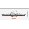 Konstruktorius Cobi Battleship Bismarck modelis su 3204 dalių - Cobi CO BI-4860