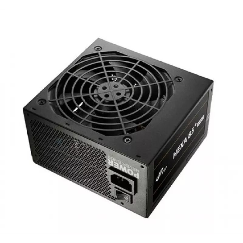 FSP HEXA 85+ PRO 650W maitinimo blokas ATX ATX2.5 juodas, 650 W, 100–240 V, 50–60 Hz, 9–4 A, aktyvus, 100 W