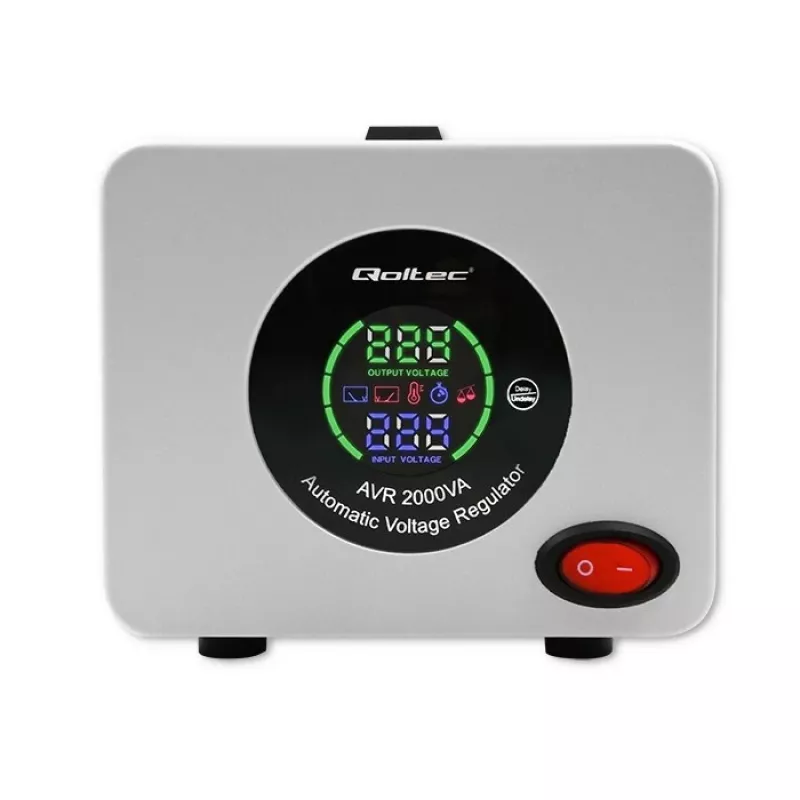 Qoltec 50724 automatinis įtampos stabilizatorius AVR 2000 VA