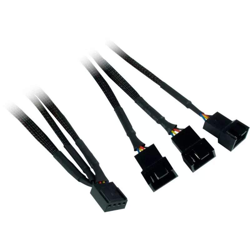 INTER-TECH Argus RGB ventiliatorių rinkinys RS-14 140mm ARGB 3 vnt. juodas