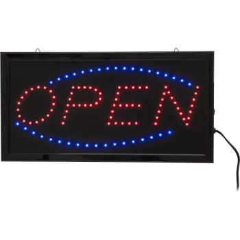 LED iškaba EUROLITE OPEN 80500303 – šviečianti atidarymo iškaba, klasikinis dizainas